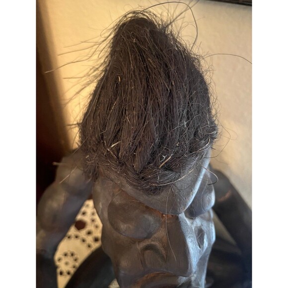 Antique Indonesian Tribal Hand Carved Figure - Picture 2 of 11